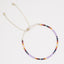 Minimalist Stainless Steel Rope and Colorful Beaded Bracelet Set