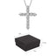 Streetwear Cross Copper Zircon Pendant Necklace for Men and Women