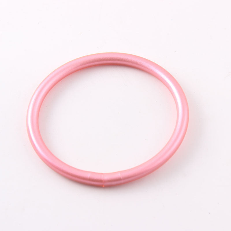 Basic Classic Style Round Silica Gel Women's Buddhist Bangle