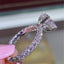 Fashion Diamond Round Alloy Engagement Ring Wholesale