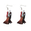 1 Pair Grinch Cartoon Character Acrylic Drop Earrings for Christmas Holiday