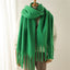 Mohair Scarf Unisex Winter Warm Long Fringe Shawl