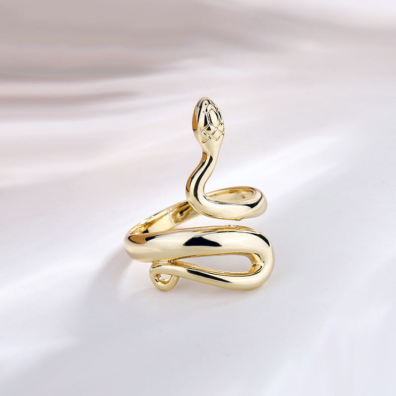 Vintage Serpent Alloy Plated Unisex Ring