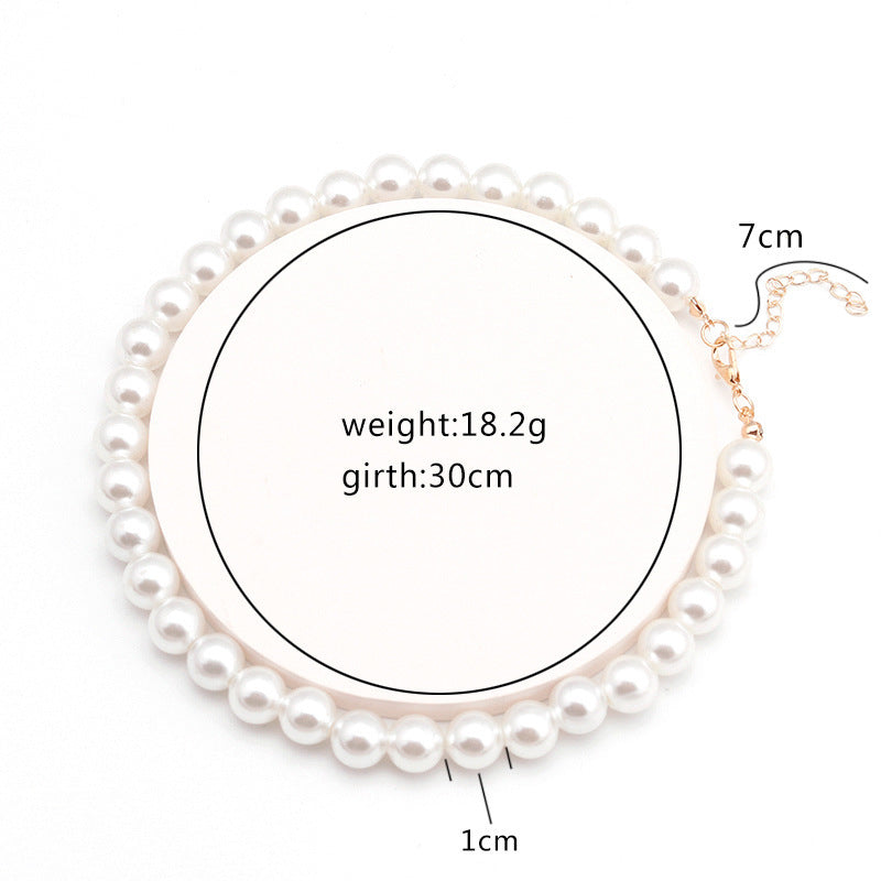 Fashion Minimalist Pearl Pendant Necklace for Women