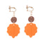 1 Pair Sweet Flower Polymer Clay Autumn Drop Earrings