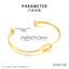 Elegant Geometric Stainless Steel Knot Open Bracelet - Minimalist Fashion Versatile Jewelry