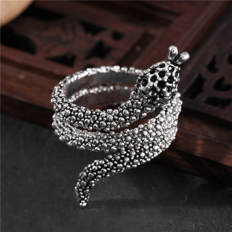 Vintage Serpent Alloy Plated Unisex Ring