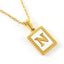 Fashion Titanium Steel Shell Letter Pendant Necklace