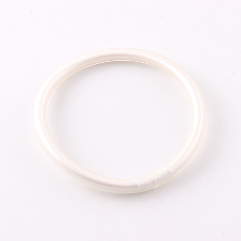 Basic Classic Style Round Silica Gel Women's Buddhist Bangle