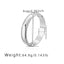 Elegant Minimalist Alloy Bangle Bracelet for Women