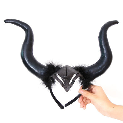 Halloween Devil Horns Plastic Party Headband Accessory