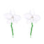 Sweet Shiny Enamel Flower Rhinestone Stud Earrings