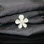 Zinc Alloy Rhinestone Flower DIY Craft Material