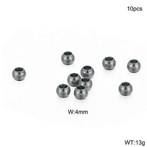 "Stainless Steel Polished Jewelry Beads and Accessories for DIY Crafting"