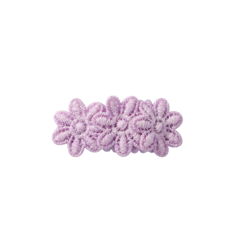 Children's Daisy Flower Hair Clip - Handmade Five-Petal Hair Ornament