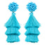 Pair of Cute Flower & Ocean-Themed Beaded Tassel Drop Earrings