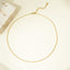 Simple Style Oval 14K Gold Plated Stainless Steel Bead Necklace and Bracelet Set