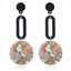 Korean Geometric Acrylic Statement Earrings