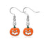 Halloween Skull Pumpkin Spider Web Alloy Earrings Set