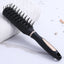 Retro Color Block Anti-Static Nylon Hair Combs for Styling and Massage