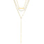 Fashion Geometric Tassel Stainless Steel Necklace Plating Stainless Steel Necklaces