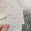 7 Pairs Geometric Alloy & S925 Silver Stud Earrings Set for Women - Trendy 2023 Design