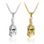 Hip-Hop Retro Spartan Helmet Stainless Steel Men's Pendant Necklace