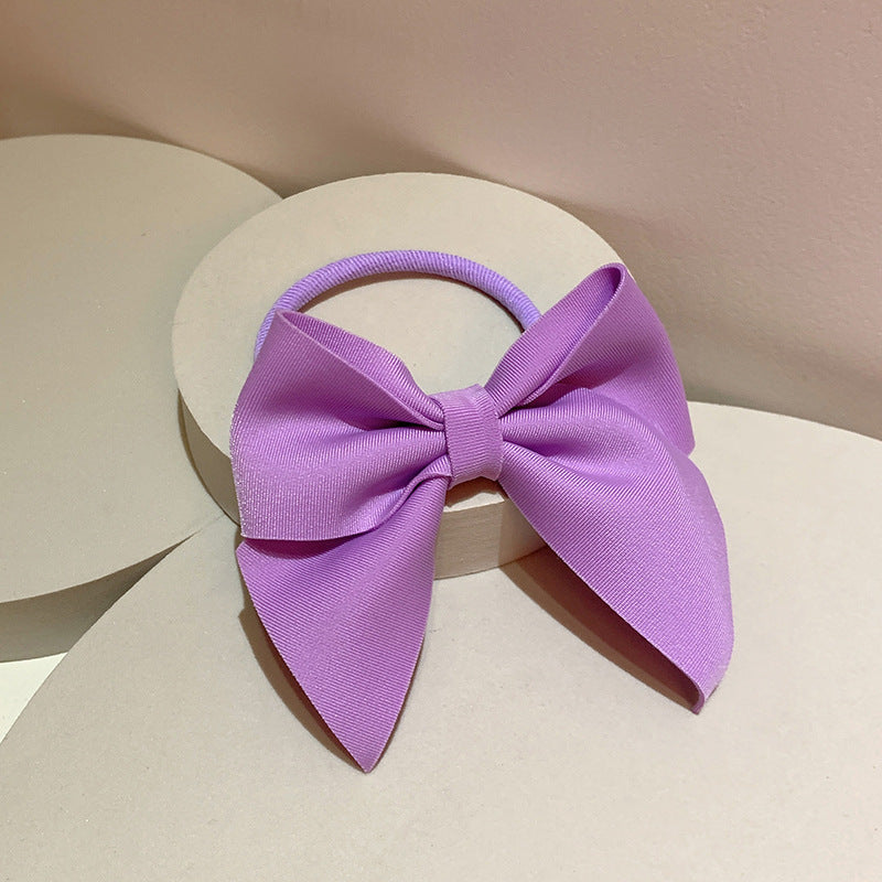 Women's Handmade Bow Knot Hair Clip and Tie - Colorful Korean Style Hair Accessory