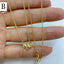 Solid Color 18k Gold Plated Copper Necklace Chain DIY Jewelry Accessories