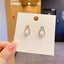 1 Pair Retro Leaf Square Alloy Women'S Earrings