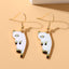 Cartoon Cat Alloy Clip-On Earrings for Girls