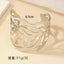 Punk Leaf Design Gold Plated Open Cuff Bracelet for Women