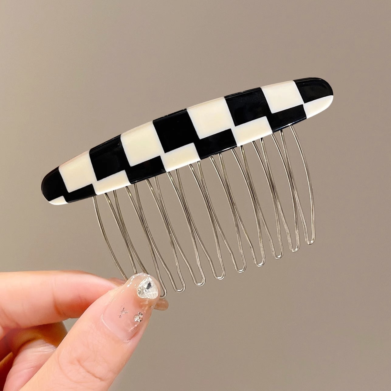 Women's Geometric Alloy Acetate Hair Comb and Hairpin Set