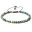 Natural Stone Beaded Bracelet with 4mm Agate Gemstone Beads