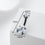 Fashion Star 316L Stainless Steel Zircon Gemstone Navel Ring