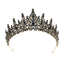 Simple Alloy Zircon Inlay Crown Tiara Headband Bridal Hair Accessories