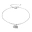 Retro Elephant Pendant Alloy Anklet - Fashionable Women's Beach Chain Jewelry