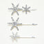 Women's Star-Shaped Alloy Hair Clip Bridal Hairpin Fashion Accessory