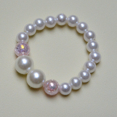 Mermaid Starfish Shell Charm Beaded Alloy Bracelet Set for Kids