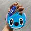 Cute Cartoon Capybara Silicone Keychain and Coin Purse Combo