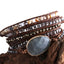 Ethnic Style Natural Stone Beaded Multi-Layer Wrap Bracelet