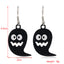 Halloween Skull Spider Pumpkin Alloy Earrings Set