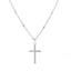 Fashion Geometric Cross Gold Plated Alloy Necklace