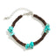 Hawaiian Bohemian Alloy Stone Beaded Unisex Necklace and Bracelet Set