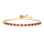 Elegant Geometric Copper Inlay Zircon Rainbow Bracelet for Women