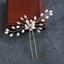 Golden Leaf Bridal Hair Fork - Handmade Wedding Hair Accessory