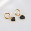 1 Piece Fashion Heart Shape Stainless Steel Plating Earrings