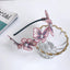 Fashion Butterfly Lace Inlay Pearl Hairband