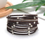 Simple Style Multi-Layer PU Leather Wrap Bracelet with Alloy Inlay Rhinestones for Women