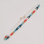 Retro Color Block Hand-Woven Bohemian Friendship Bracelet with Rice Beads